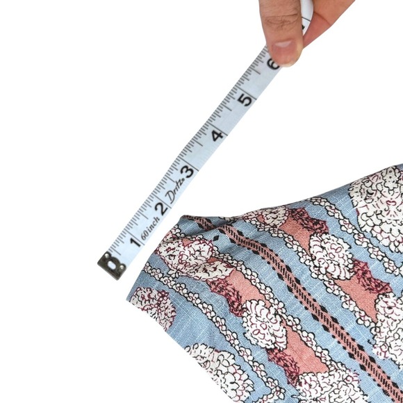 Endless Rose Women's Blue Pink High Waist Pleated Festival Shorts Size Small NWT - Picture 7 of 9